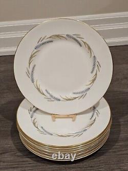 Set of TEN Royal Worcester Harvest Ring 10 1/2 Dinner Plates EXC