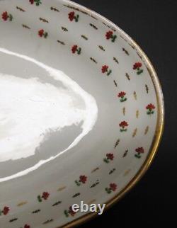 Set of Three EARLY 19th C. WORCESTER (England) Porcelain Serving Dishes c. 1830