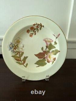 Set12 Royal Worcester 9.75 Gilded Plates Soup Bowls for Ovington Bros, c. 1885