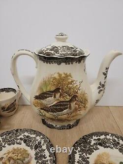 Spode Royal Worcester Palissy game Series Coffee Set 20 pieces