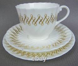 Superb vintage Royal Worcester Rhythm Dinner Service Set. 8 x plates bowls cups
