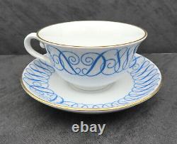 The Dorchester Hotel London Teacup and Saucer Royal Worcester Mid Century Modern