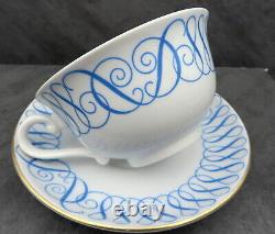 The Dorchester Hotel London Teacup and Saucer Royal Worcester Mid Century Modern