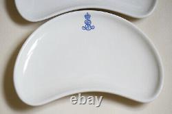 The Royal Porcelaine Works Worcester Edward VII 2 plates dishes 1905 1906