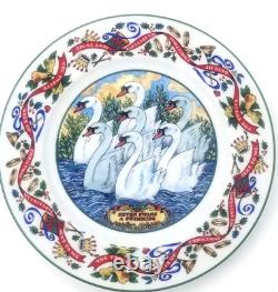 The Twelve Days Of Christmas Salad Plates Set of 12 Vintage Royal Worcester