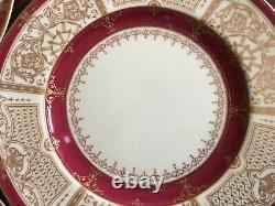 Tiffany & Co By Royal Worcester 9 1/4 Inch Plates Set Of 12. Circa 1929