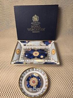 VTG ROYAL WORCESTER MILLENNIUM 2000 AD, Bone China Set /IOB C. 1998, V. G. C