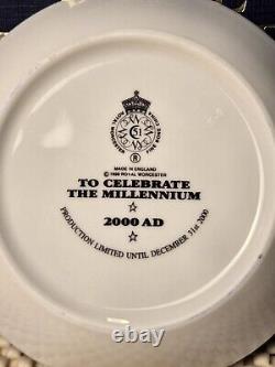 VTG ROYAL WORCESTER MILLENNIUM 2000 AD, Bone China Set /IOB C. 1998, V. G. C