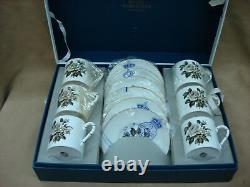 Vintage 1958-61 Royal Worcester White Rose Tourquay Bone China Set Oriig. Box