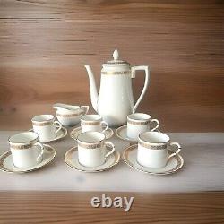 Vintage 1962 Royal Worcester Golden Anniversary England Teapot Set