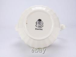 Vintage Royal Worcester Coffee Set for 4 Roanoke Pattern 11 Piece Bone China