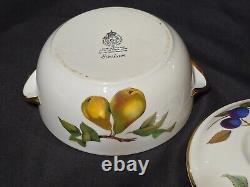 Vintage Royal Worcester EVESHAM GOLD Covered Casserole Baking Serving Set Of 3