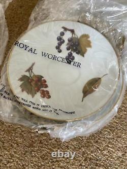 Vintage Royal Worcester Evesham Gold Coffee Set Severn Shape 1961 New Boxed