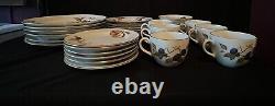 Vintage Royal Worcester Evesham Gold Porcelain Dinnerware Set- 30 Pieces