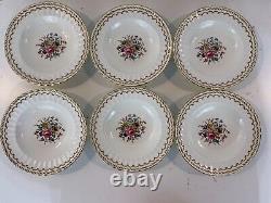 Vintage Royal Worcester Kempsey Porcelain Set of 11 Soup Bowls