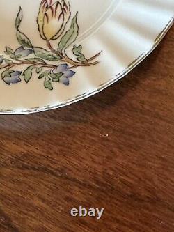Vintage Royal Worcester Mandalay Bread & Butter Plate Set Of 10