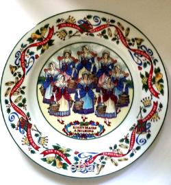 Vintage Royal Worcester The Twelve Days Of Christmas Salad Plate Set of 12