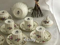 Vintage Royal Worcester demitasse Teapot Set Roanoke