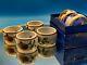 Vintage Set of Six Porcelain Napkin Rings Royal Worcester Boxed